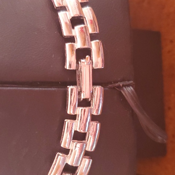 18" CHUNKY Silver-Tone Big Chain Link Choker Collar Necklace - Picture 2 of 6